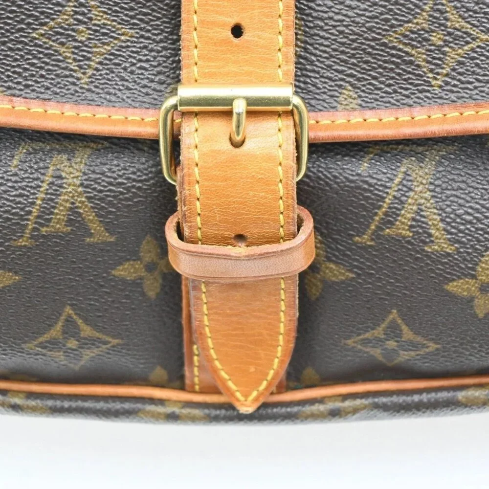 LOUIS VUITTON Saumur 35 Shoulder Bag Monogram Leather BN France M42254 74MA058 - Picture 10 of 16